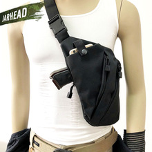 Multifunctional Concealed Tactical Storage Gun Bag Holster Men’s Left Right Nylon Shoulder Bag Anti-theft Bag Chest Bag Hunting